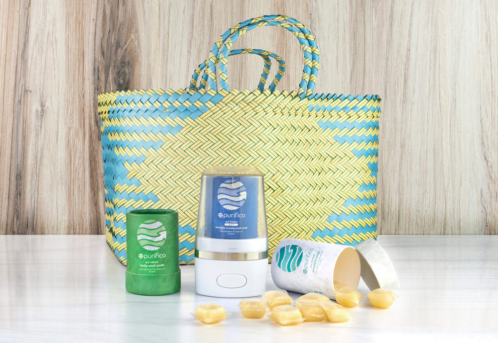 on-the-go shampoo set